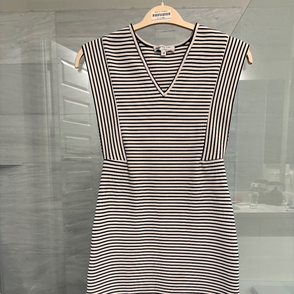 Derek Lam Collective striped body con dress